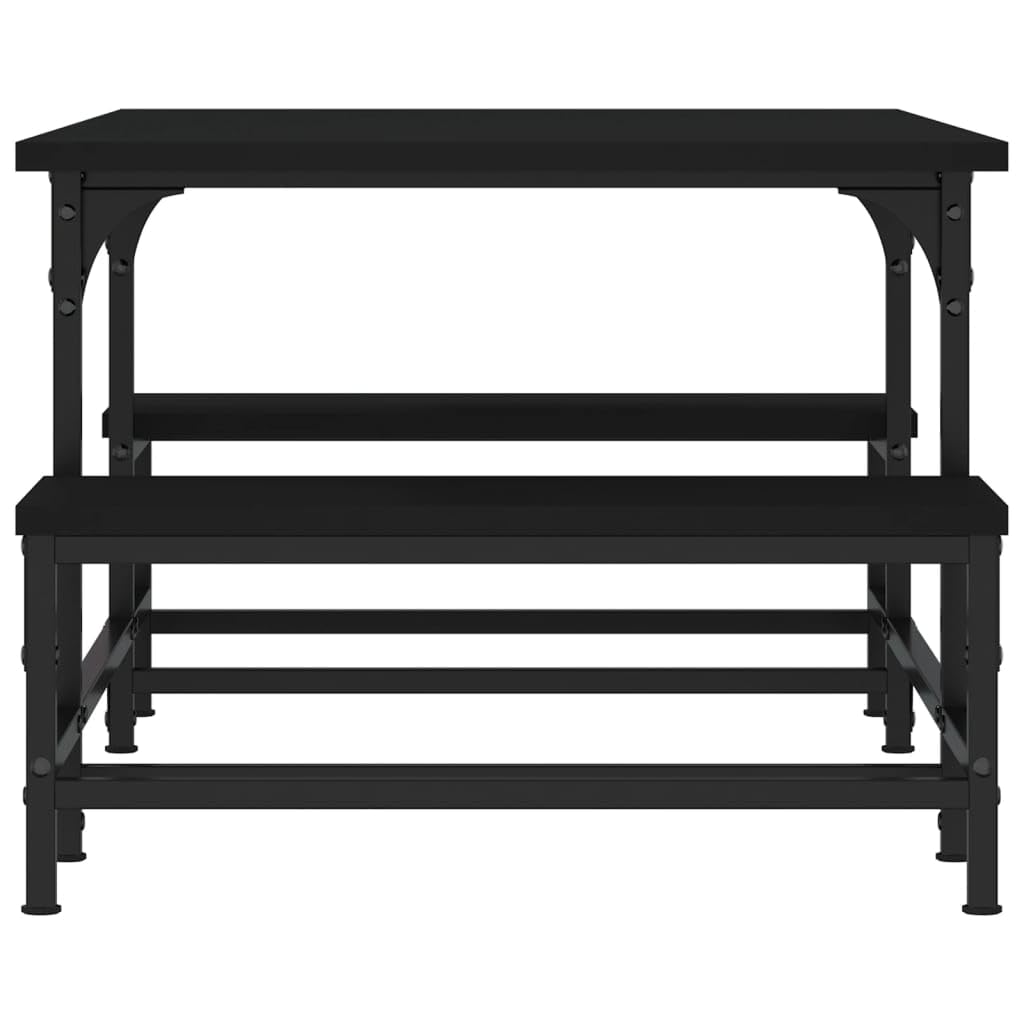 vidaXL Möbel Couchtisch Schwarz 100x50,5x40 cm Holz