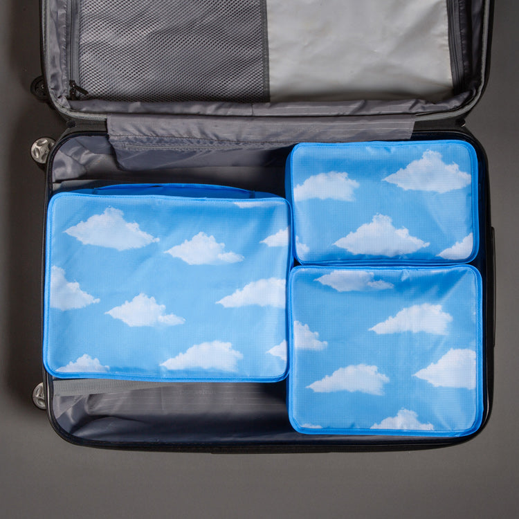 Kikkerland On-The-Go Cloud Packing Cubes Packwürfel 3er Set