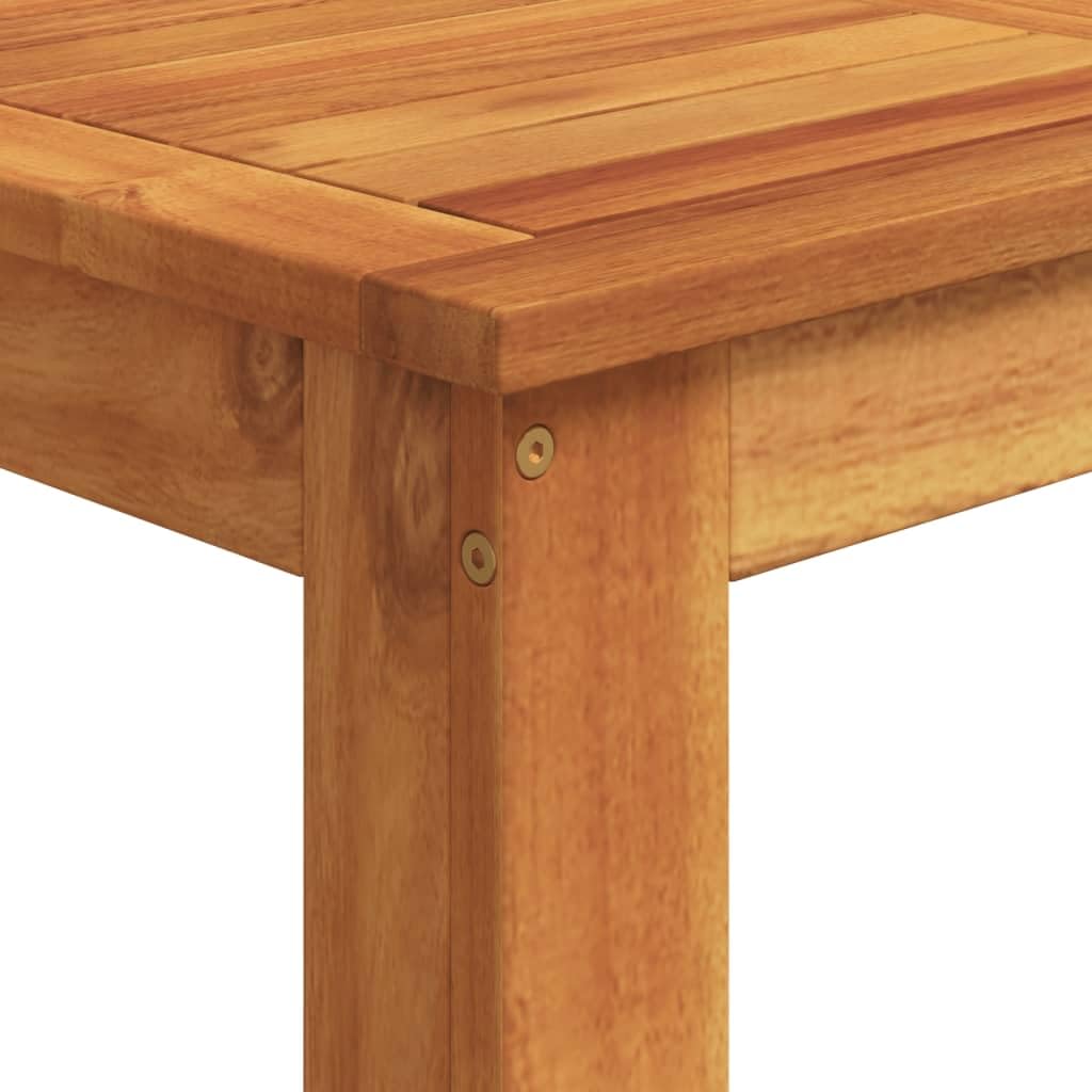 vidaXL Gartenbar-Set Akazie Rattan 4-tlg. Braun Bartisch Hocker