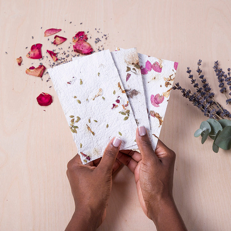 Kikkerland Crafters Flower Paper Kit Bastelset Papier