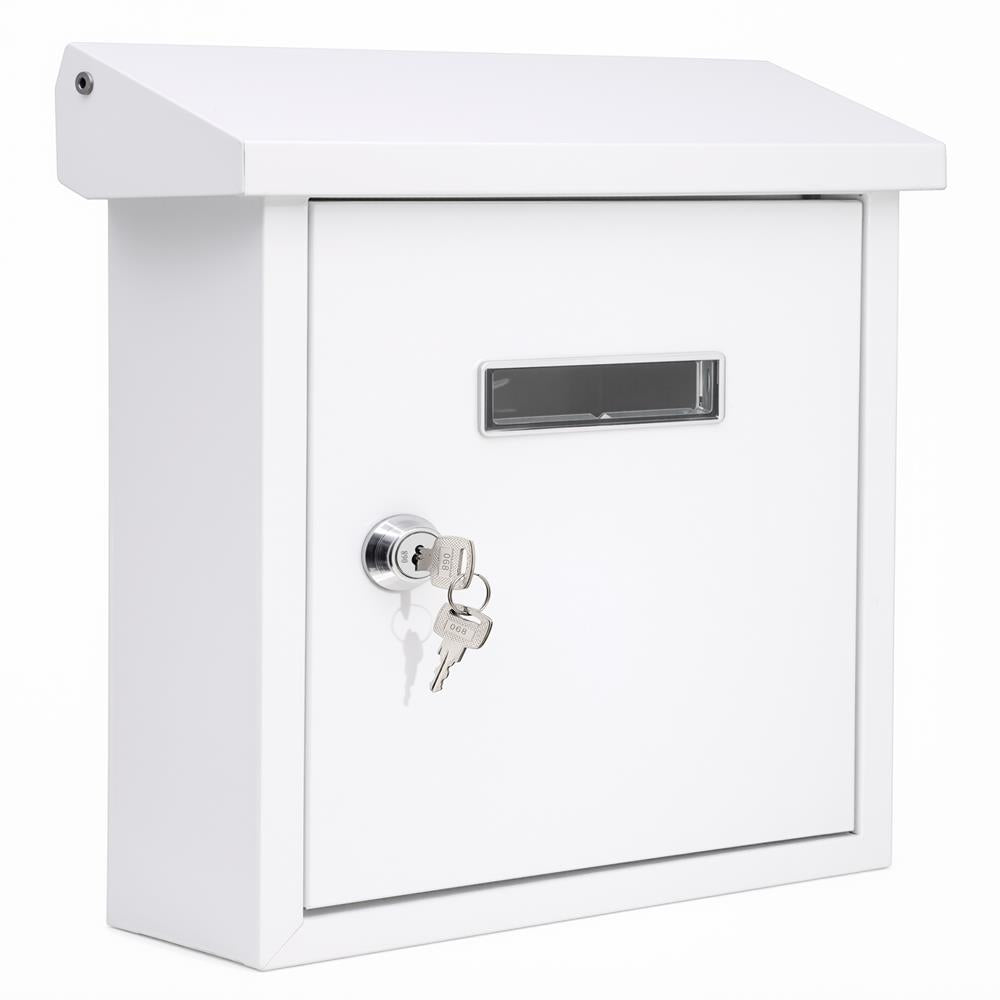 Serenelife Storage Wandbriefkasten Stahl abschließbar