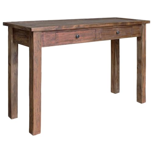 vidaXL Möbel Konsolentisch Mahagoni 123x42x75 cm