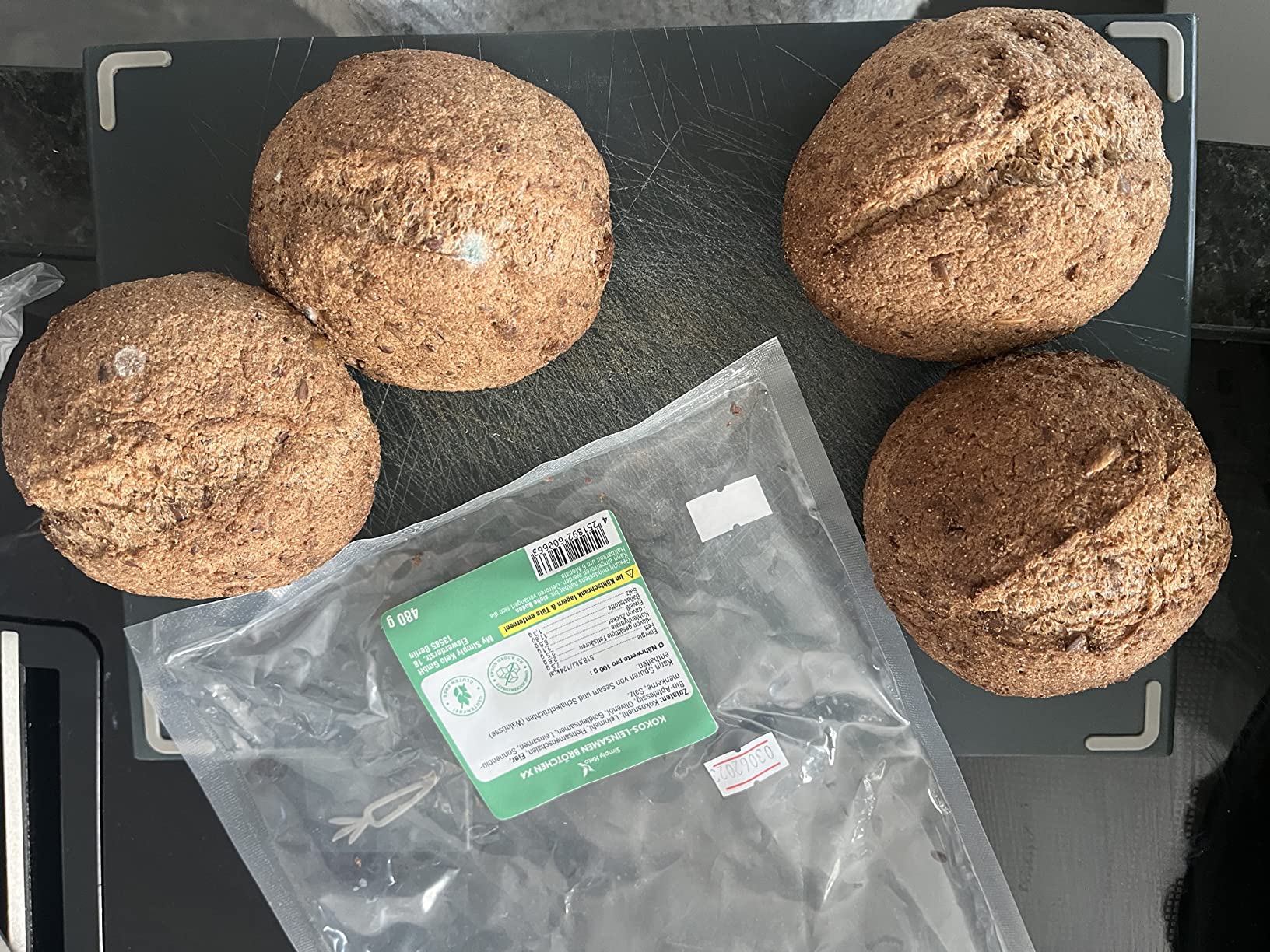 Simply Keto Lower Carb Brötchen 12er Kokos-Leinsamen glutenfrei