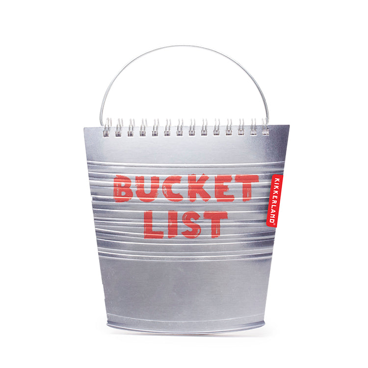 Kikkerland Home Bucket List Notepad Eimer 96 Seiten
