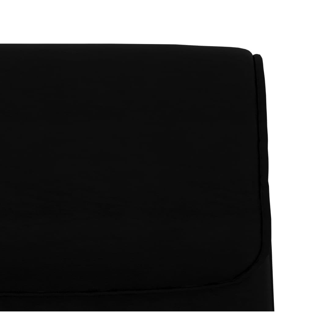vidaXL Möbel Sitzbank mit Rückenlehne Kunstleder Schwarz 100 cm