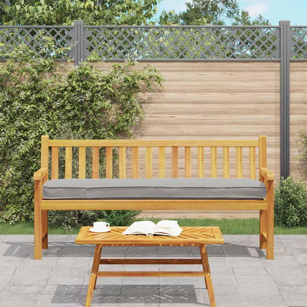 vidaXL Palettenkissen Grau 200x40x8 cm Oxford-Stoff