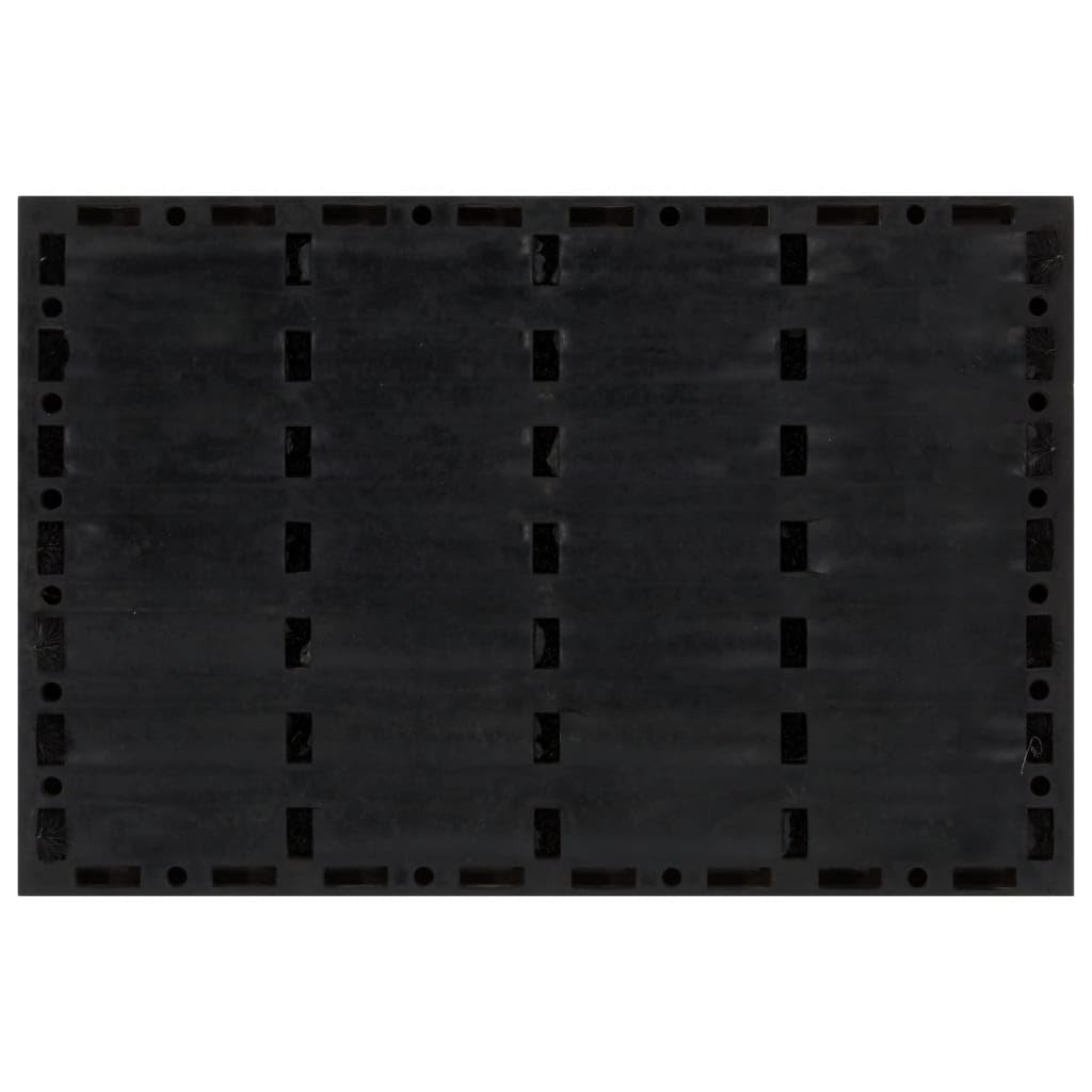 vidaXL Heim & Garten Fußmatte 40x60 cm rechteckig Kokos rutschfest