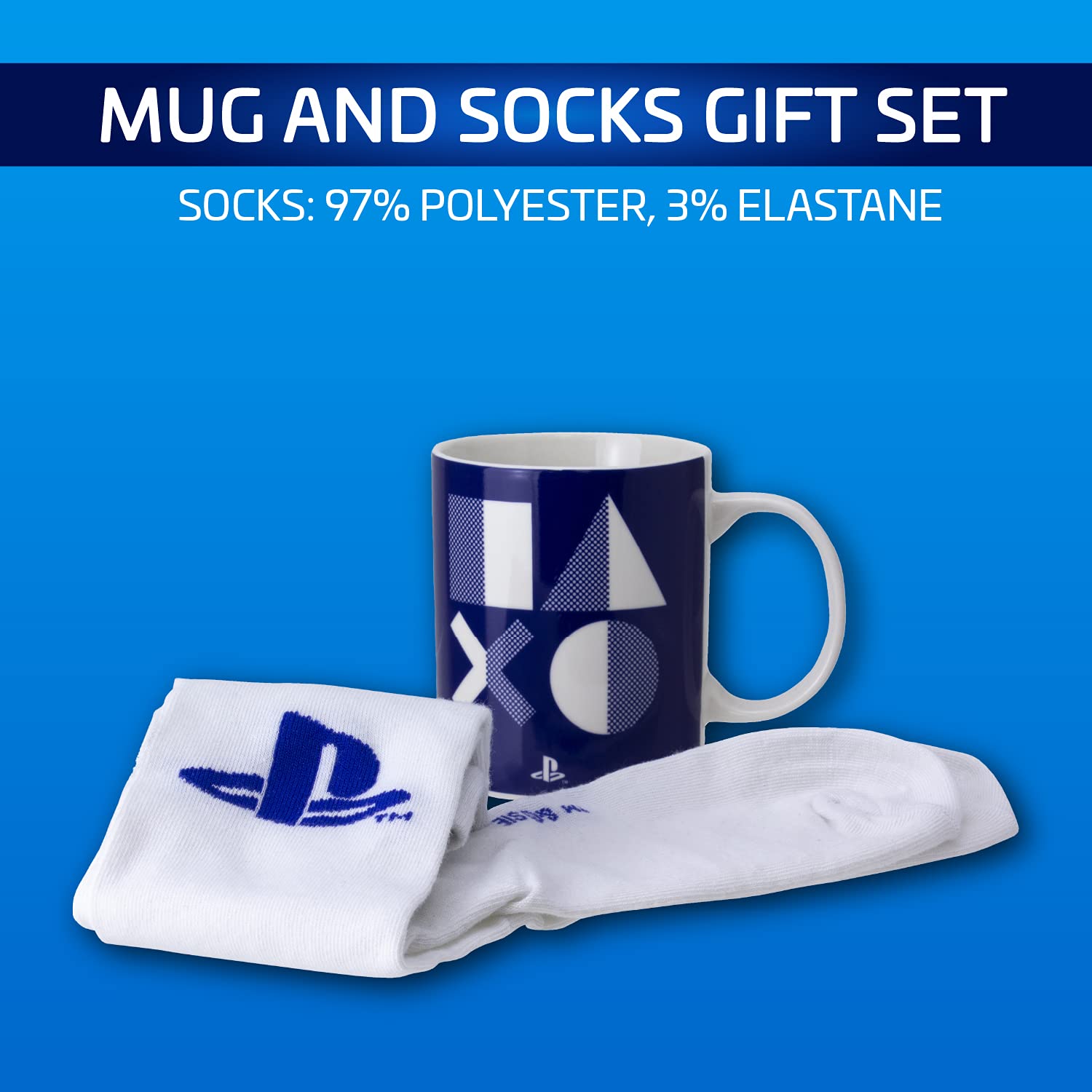 Paladone Becher Socken Set Mehrfarbig 2 Stück Thermobecher