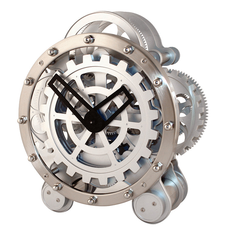 Kikkerland Gear Clock Wanduhr Zahnräder Steampunk D-Batterie