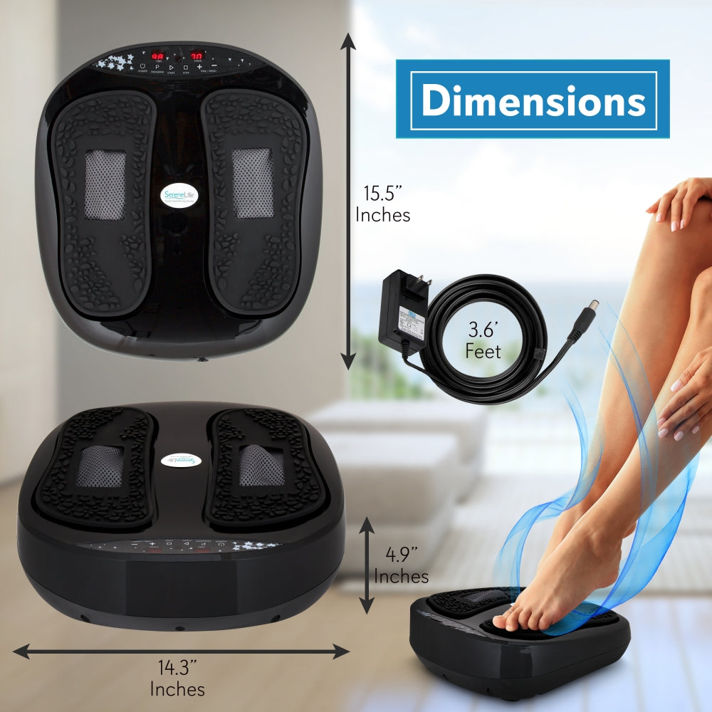 Serenelife Massage Fussmassagegerät elektrisch mit Fernbedienung
