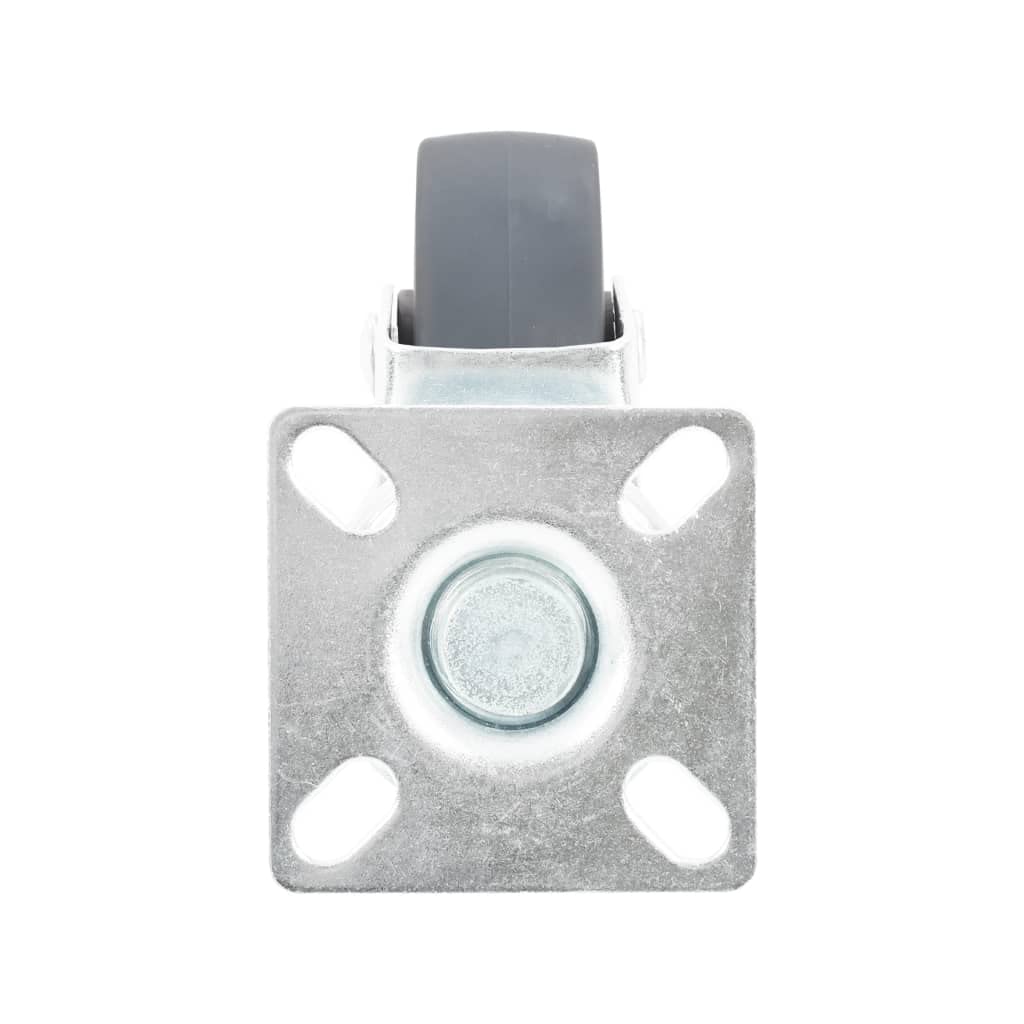 vidaXL 8x Lenkrollen 50 mm Möbelrollen TPR leise 8er-Set