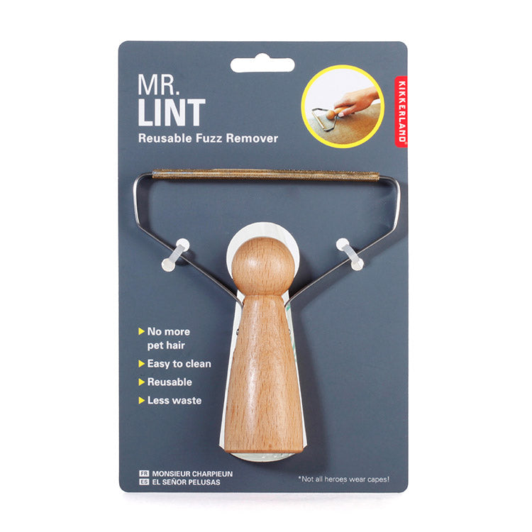Kikkerland Tools Wellness Mr. Lint Fusselentferner Tierhaare