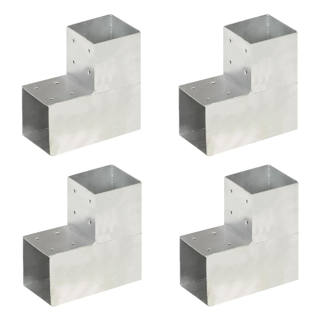 vidaXL Heim & Garten Pfostenverbinder 101x101 mm verzinkt 4 Stk.