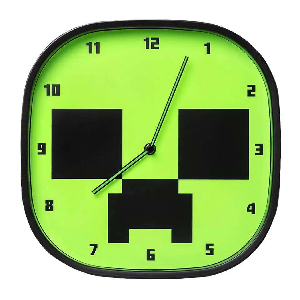 Paladone Lighting Minecraft Creeper Wanduhr 30 cm