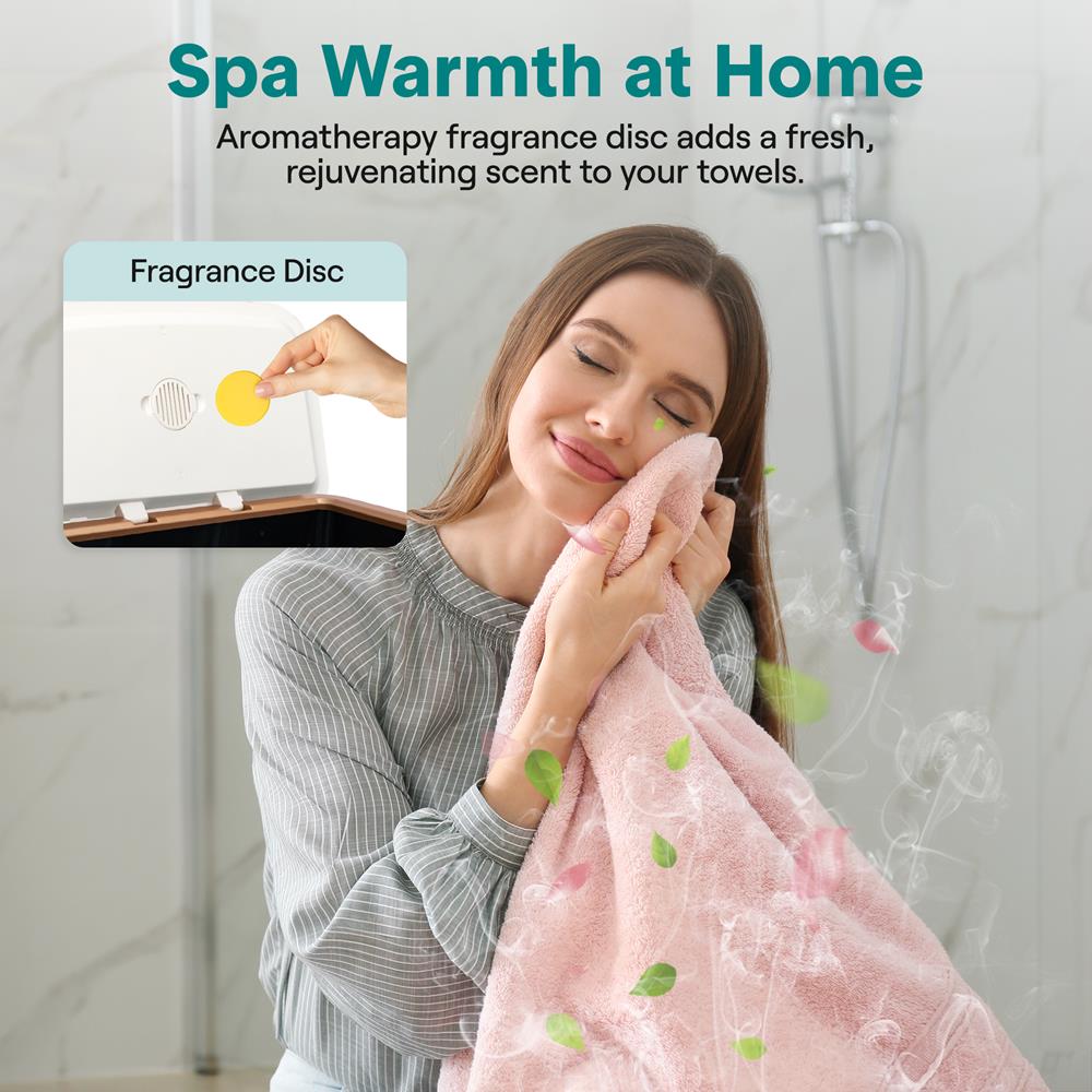 Serenelife Towel Warmers Handtuchwärmer Gold 20 L Edelstahl