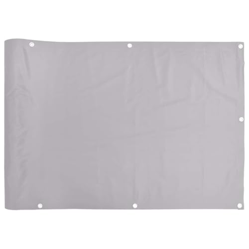 vidaXL Heim & Garten Sichtschutz Grau 1000x75 cm wetterfest