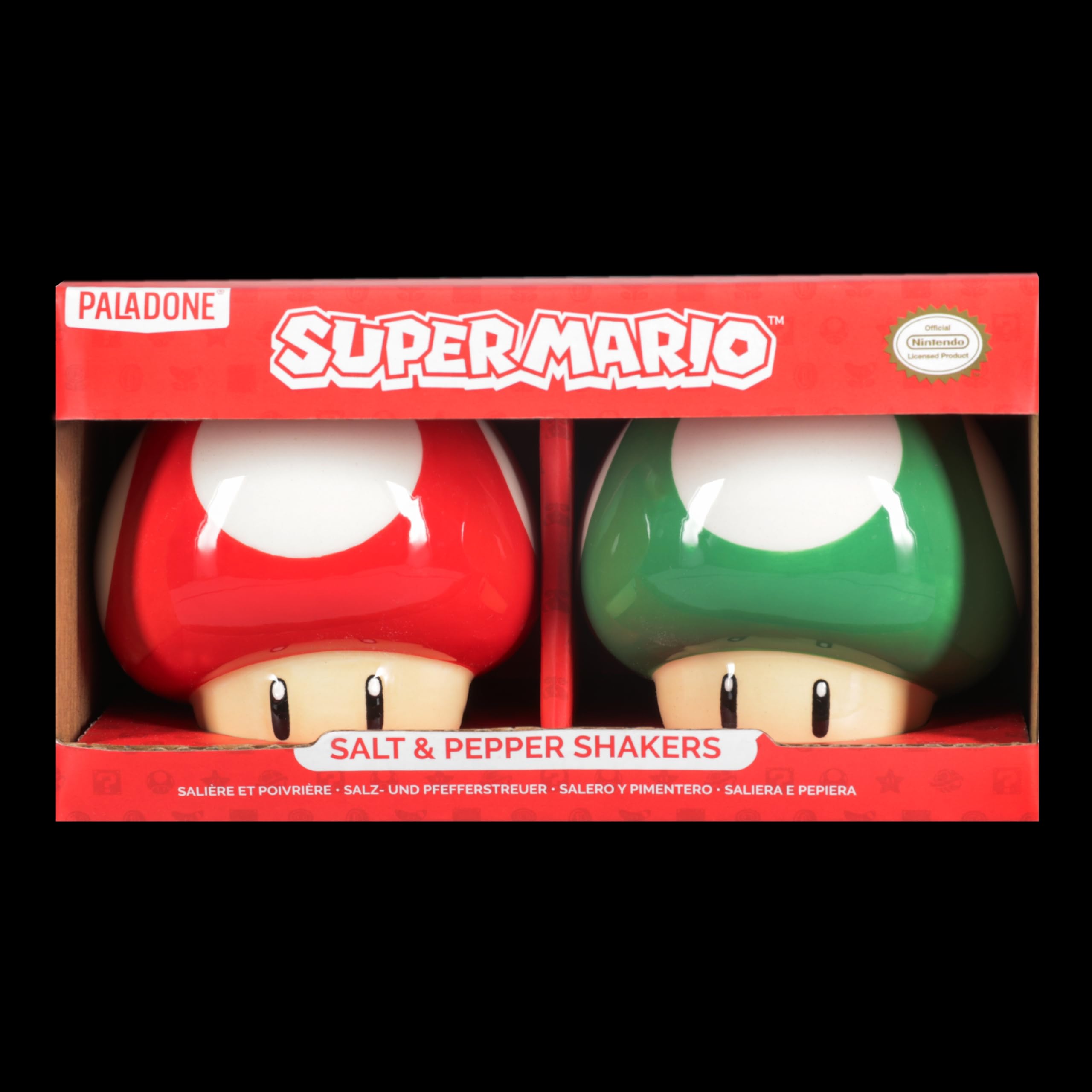 Paladone Super Mario Pilz Salz- und Pfefferstreuer Keramik 2er-Set