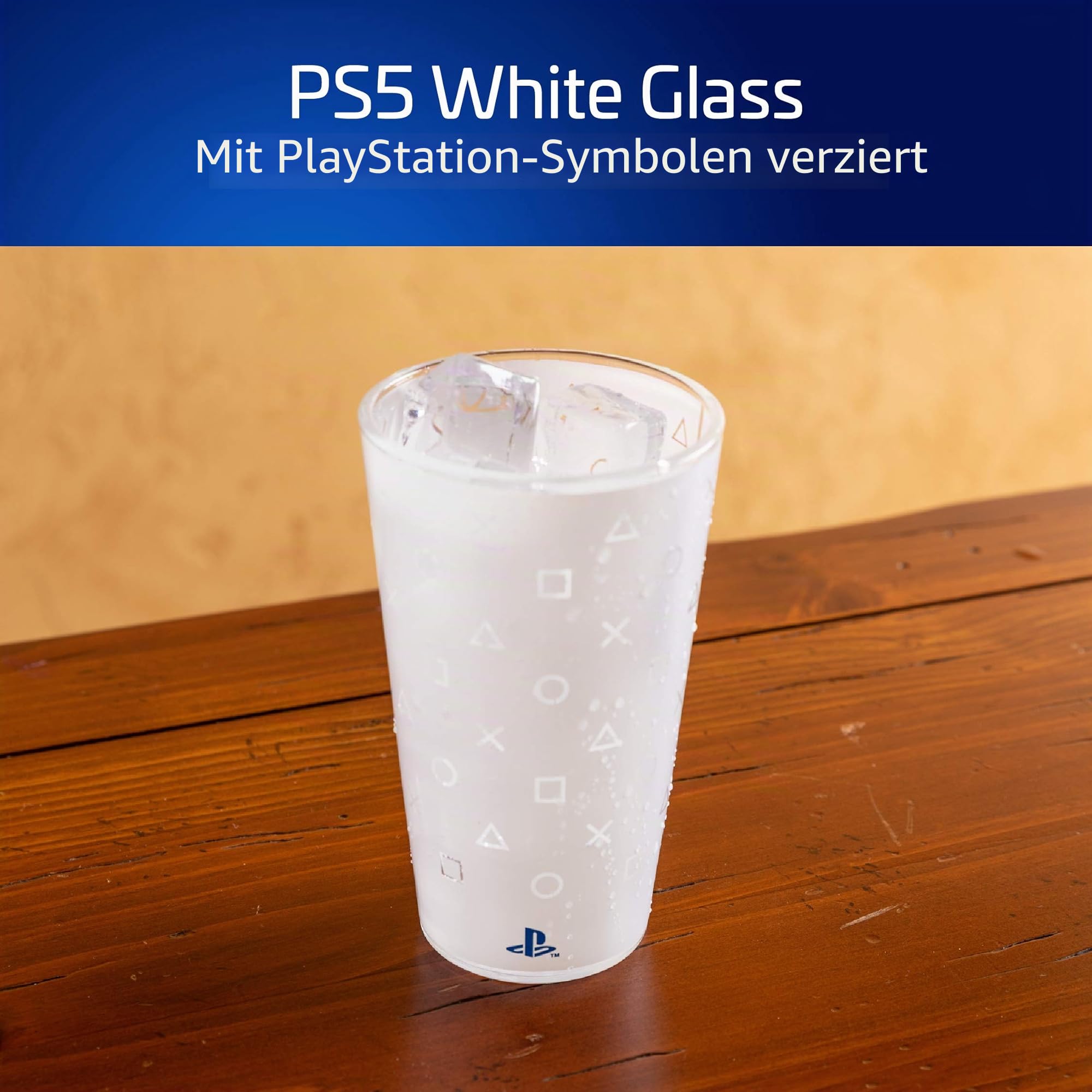 Paladone Drinkware PlayStation Tumbler 400 ml Weiß Symbole