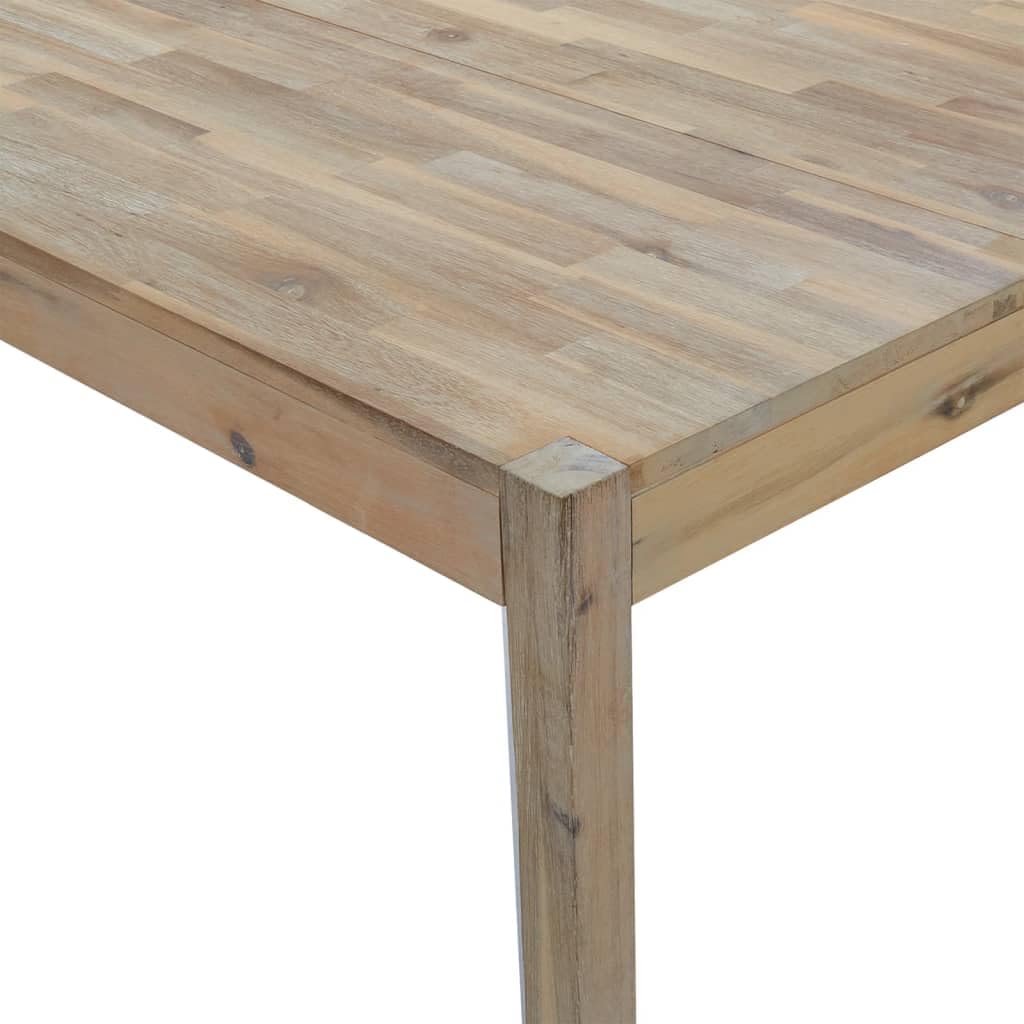 vidaXL Heim & Garten Essgruppe Akazie massiv 5-tlg 4 Stühle