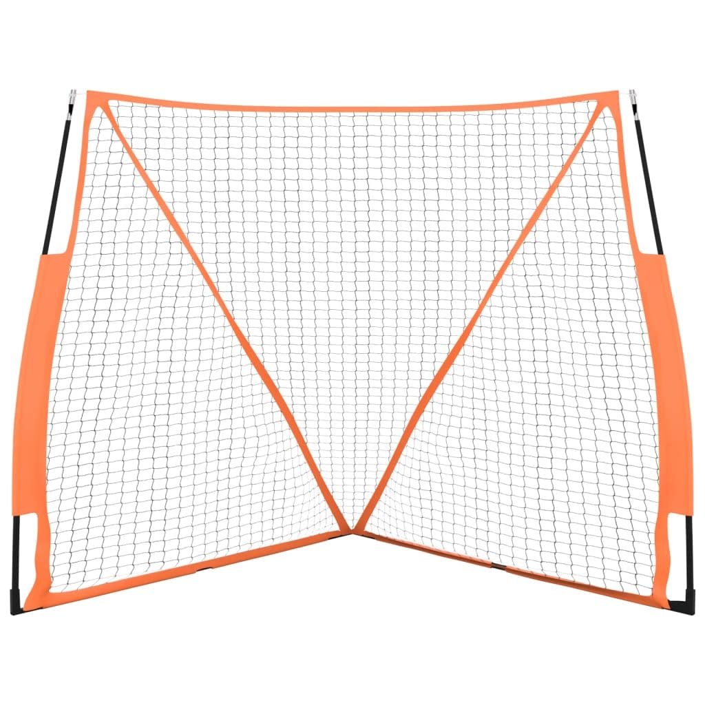 vidaXL Sportartikel Baseball-Netz Tragbar 183cm Orange Polyester