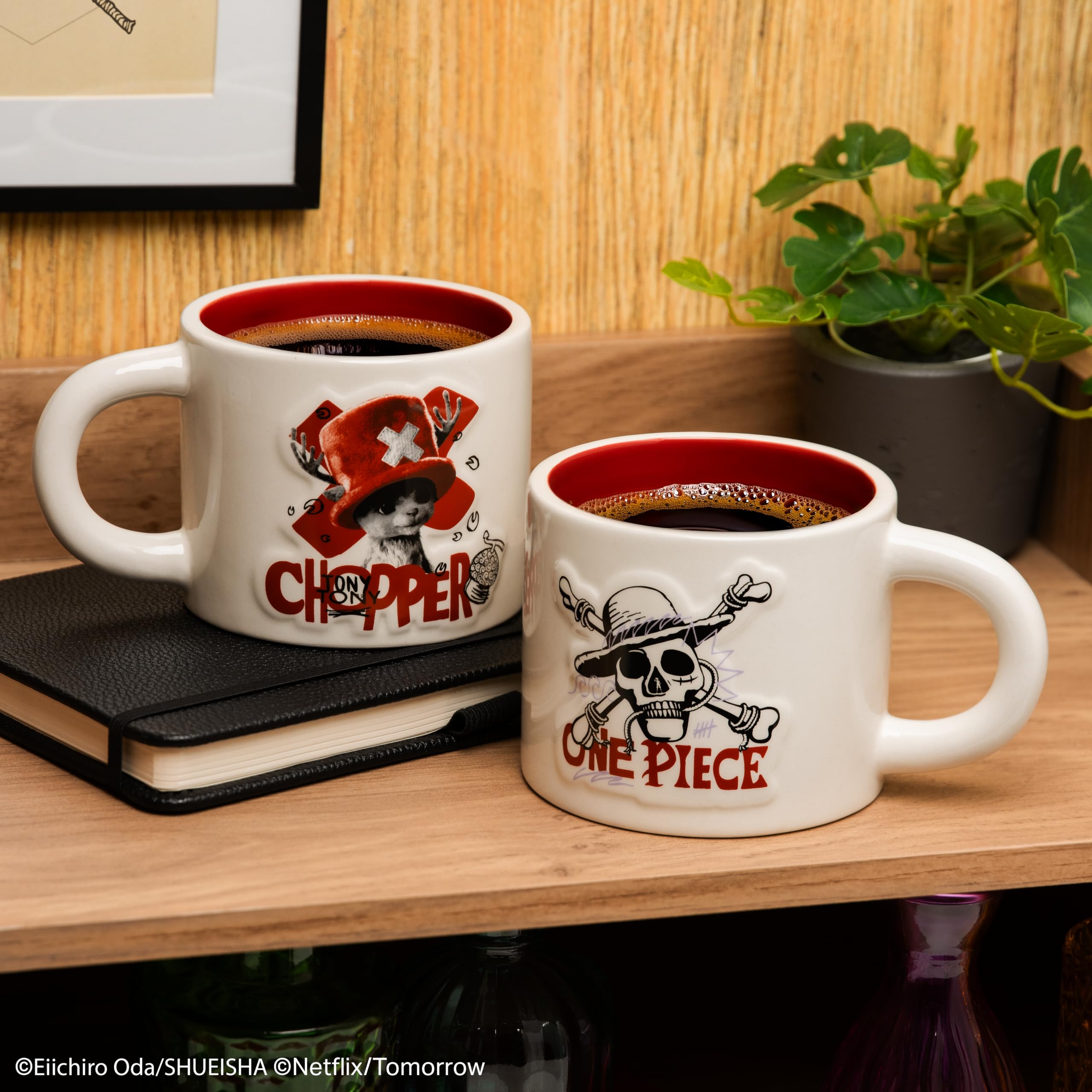 Paladone One Piece Chopper Tasse 400 ml Keramik Creme