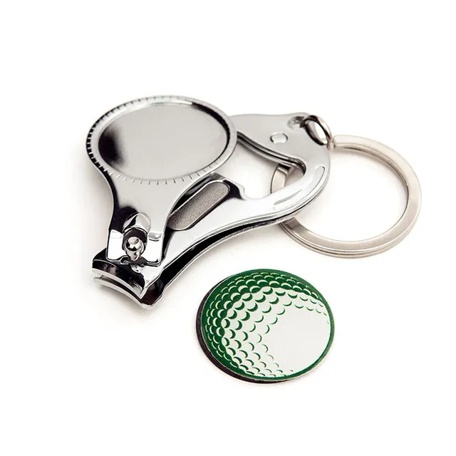 Kikkerland Tools Golf Nagelknipser 4-in-1 mit Flaschenöffner