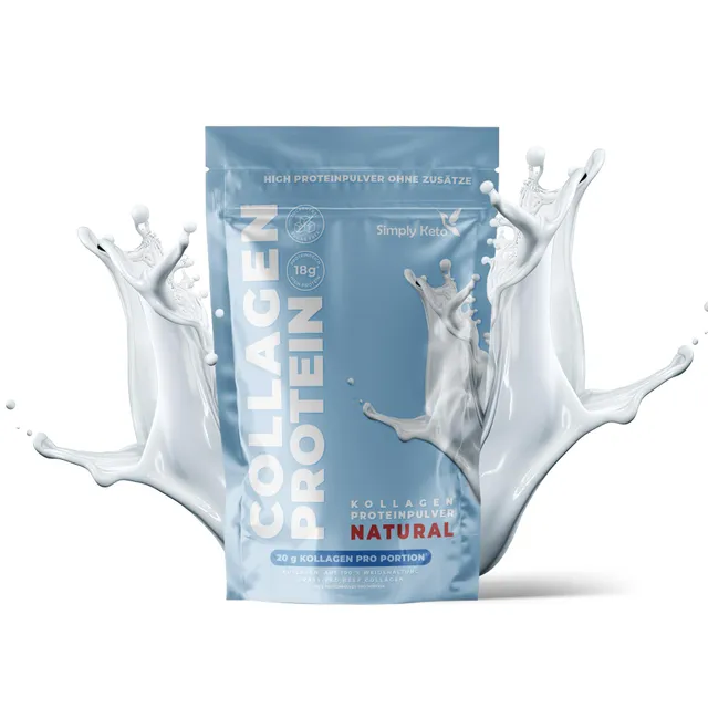 Keto Collagen Pulver 500g neutral 91% Protein Weidehaltung