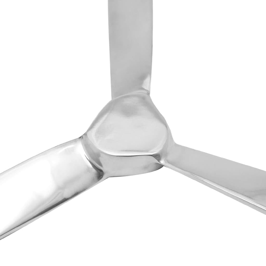 vidaXL Wanddekoration Propeller 70 cm Alu Silber