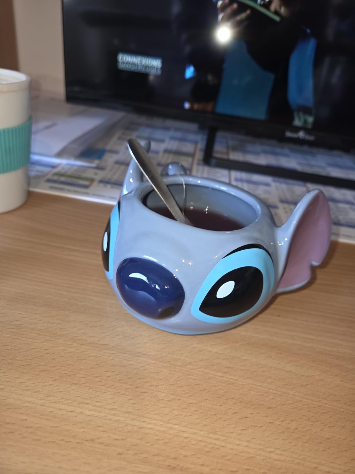 Paladone Stitch Tasse Keramiktasse 450 ml schwarz