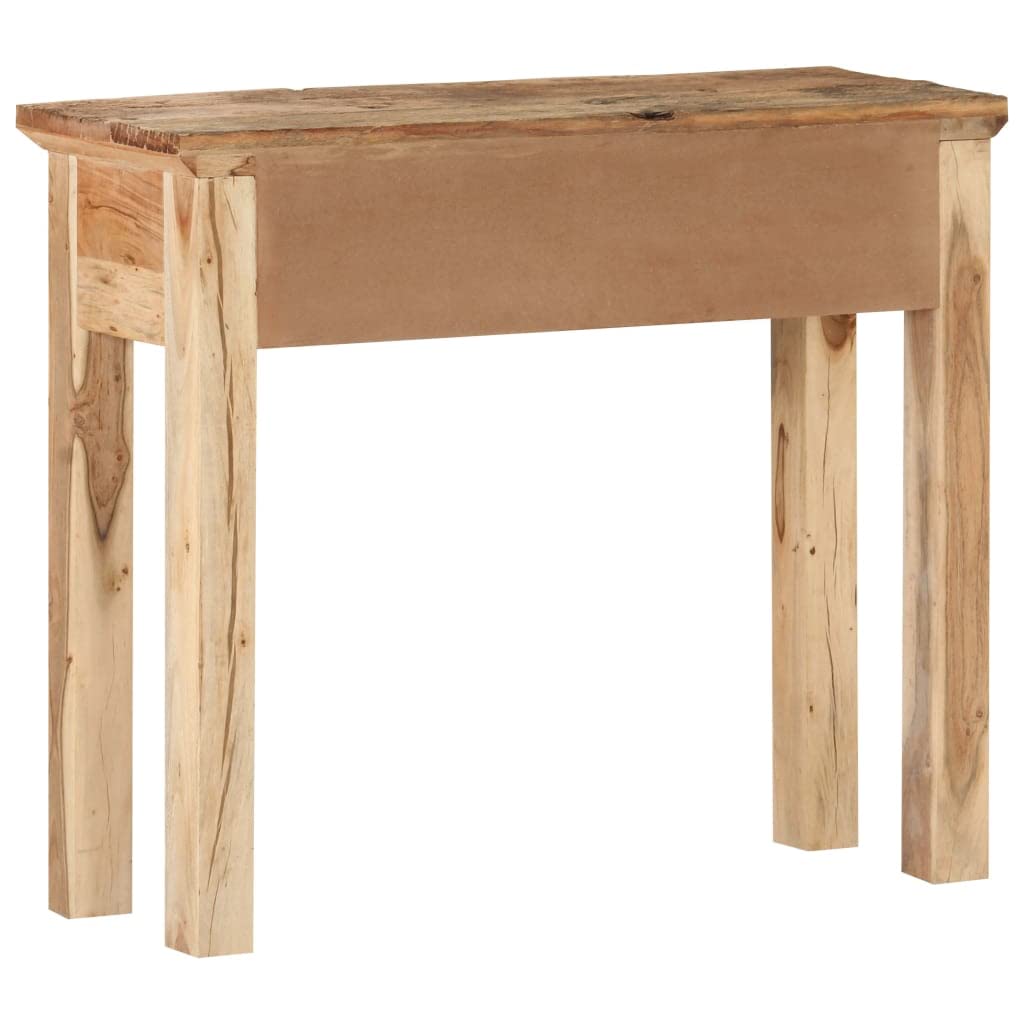 vidaXL Konsolentisch Akazie 90,5cm 2 Schubladen