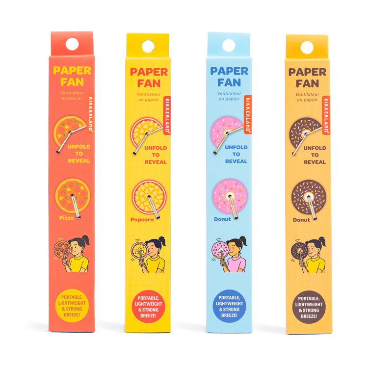Kikkerland Home Food Papierfächer 3er Pizza Set faltbar