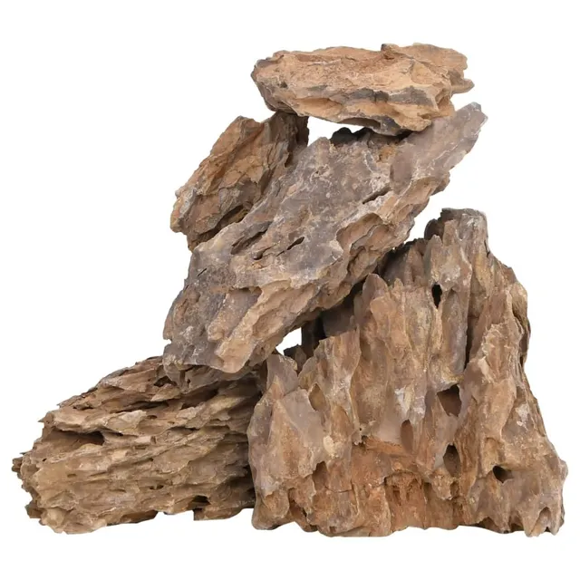 vidaXL Drachensteine Mehrfarbig 10-30 cm Aquarium Deko 25 kg