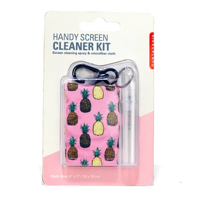 Kikkerland Handy Screen Cleaner Kit Displayreiniger 2 ml Mikrofaser