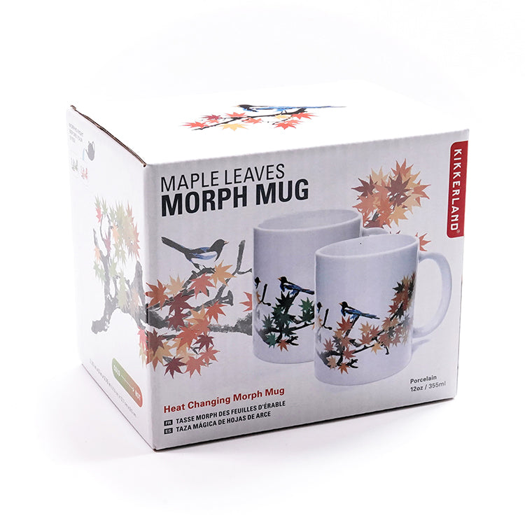 Kikkerland Maple Leaves Morph Mug Tasse 355 ml Farbwechsel