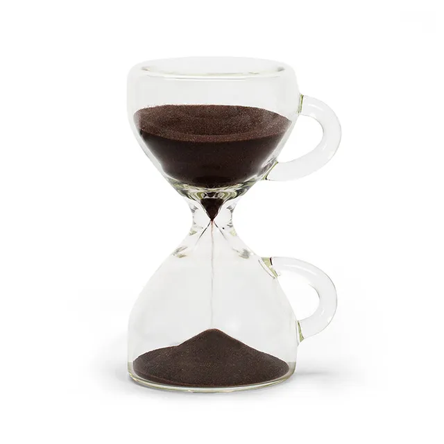 Kikkerland Kitchen Coffee Break Sanduhr 15 Minuten