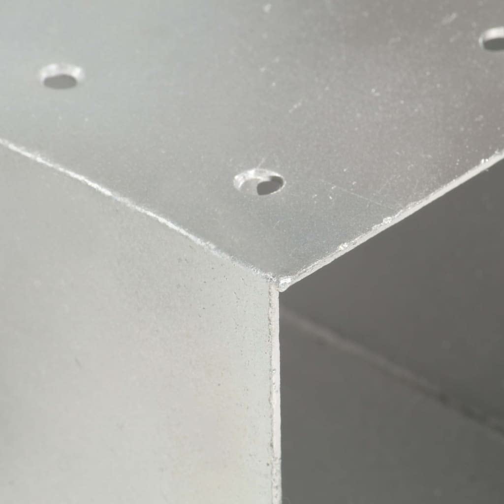 vidaXL Pfostenverbinder X-Form Holzverbinder 91x91mm verzinkt