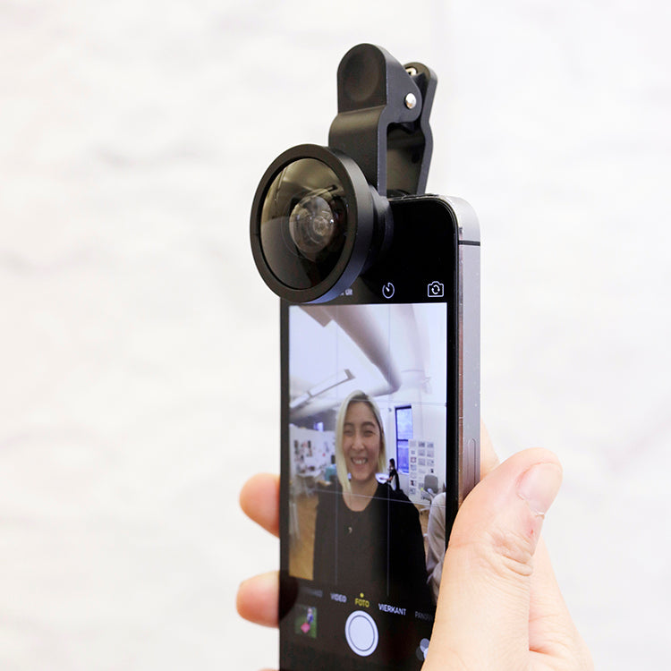 Kikkerland Tech & Stationery Super Wide Angle Selfie Clip Linse