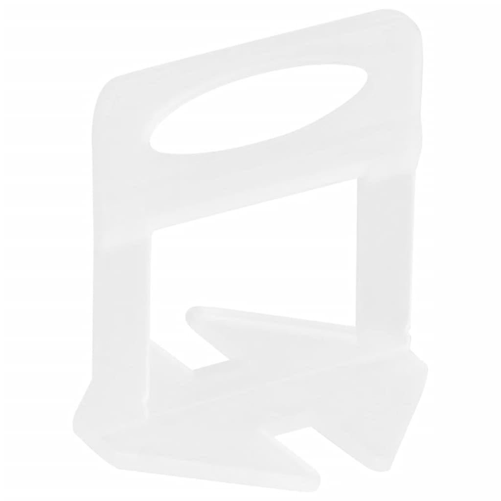 vidaXL Fliesen-Nivellierclips 1000 Stk. 1 mm PP transparent