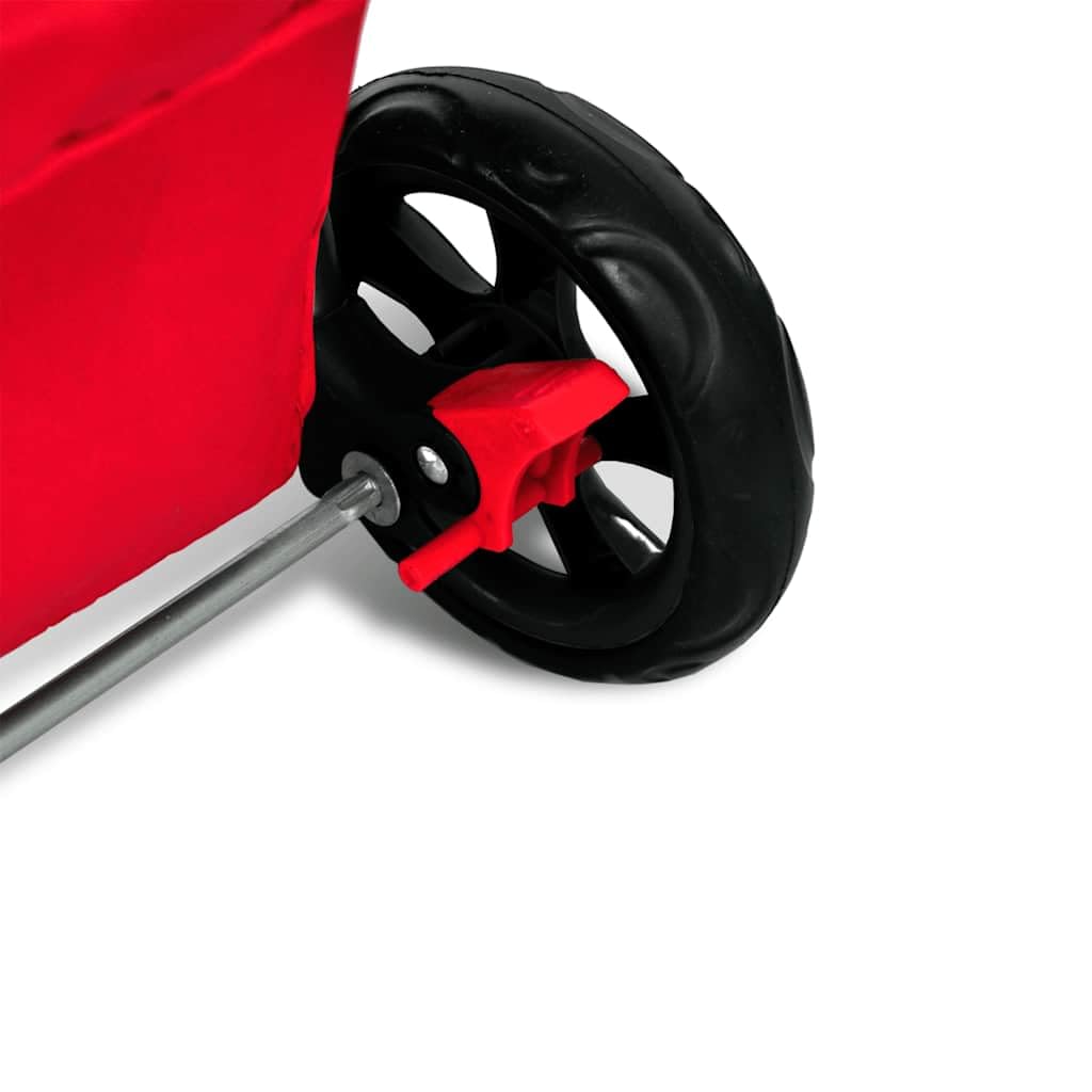 vidaXL Hundewagen Hundebuggy Buggy Rot faltbar