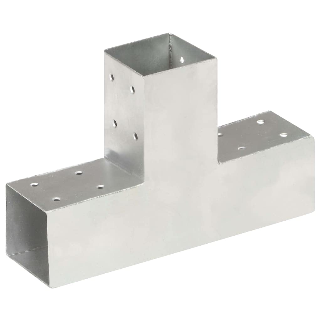 vidaXL Pfostenverbinder T-Form 101x101 mm Verzinkt Metall