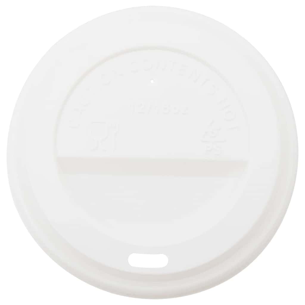 vidaXL Pappbecher mit Deckel 4oz 100ml 1000 Stück für Espresso