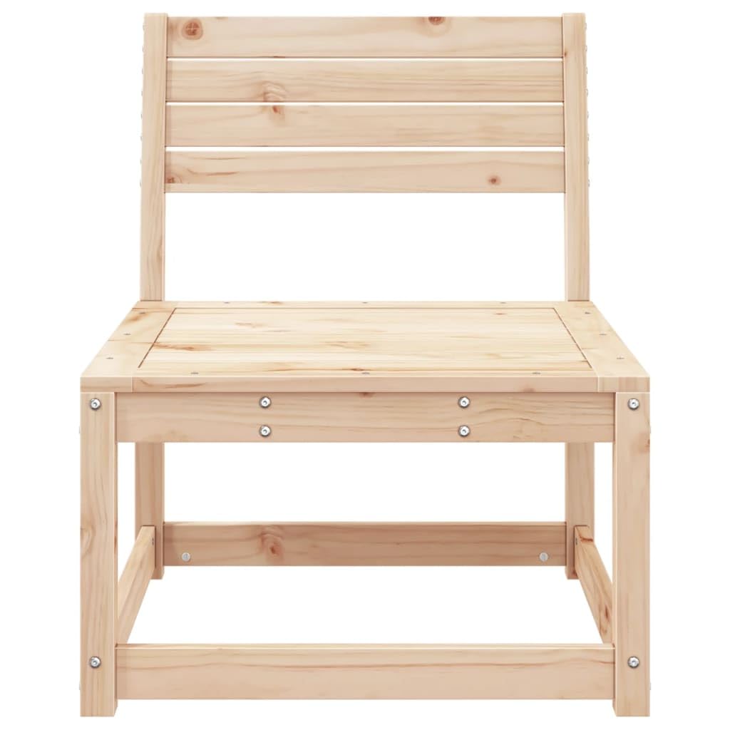 vidaXL Gartensofa ohne Armlehnen Kiefer Massivholz 63,5 cm