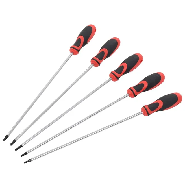 vidaXL Torx-Schraubendreher Set 5-tlg. 300 mm Chrom-Vanadium
