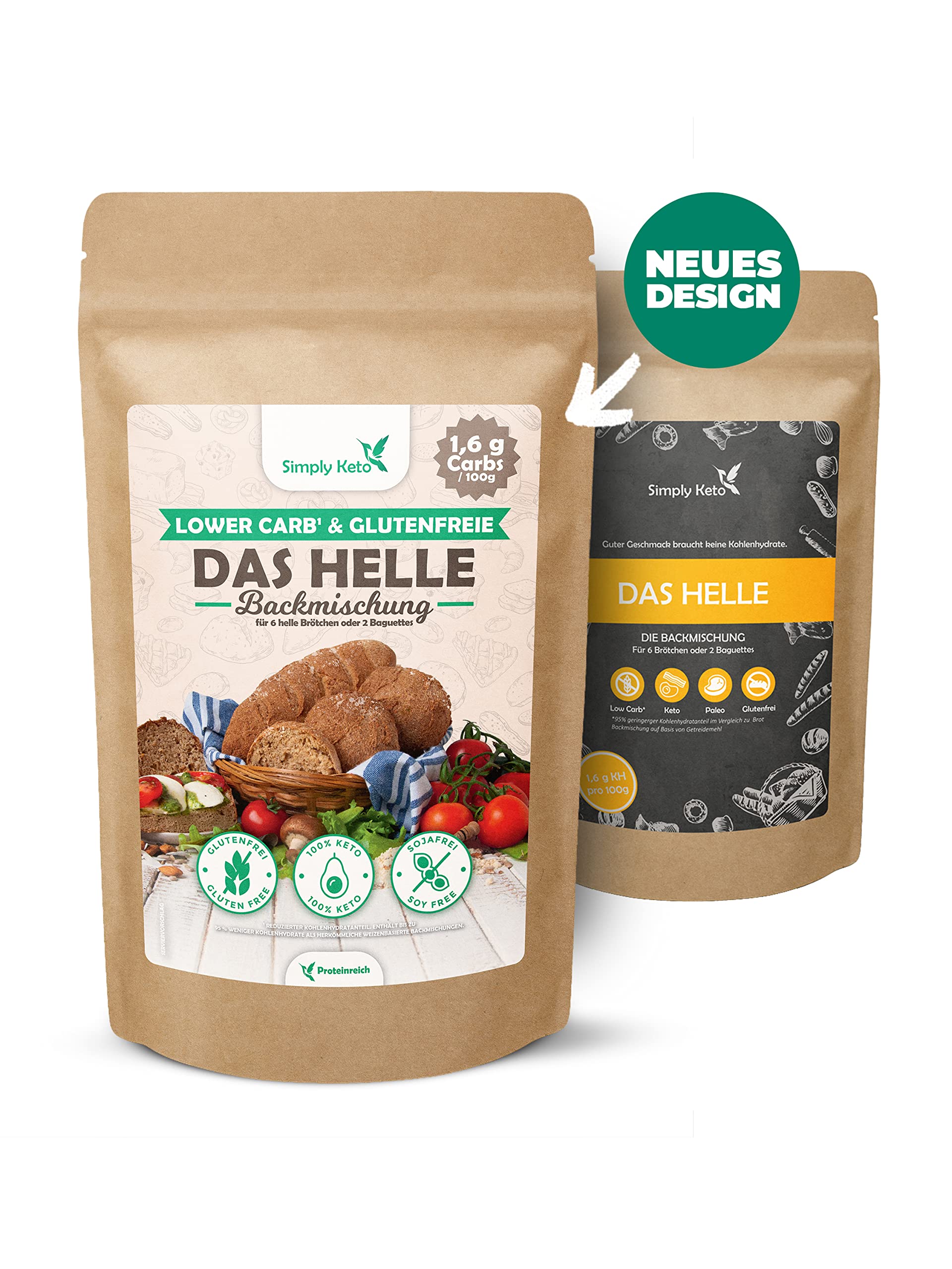 Simply Keto Die Helle Brot Backmischung 260 g Low Carb