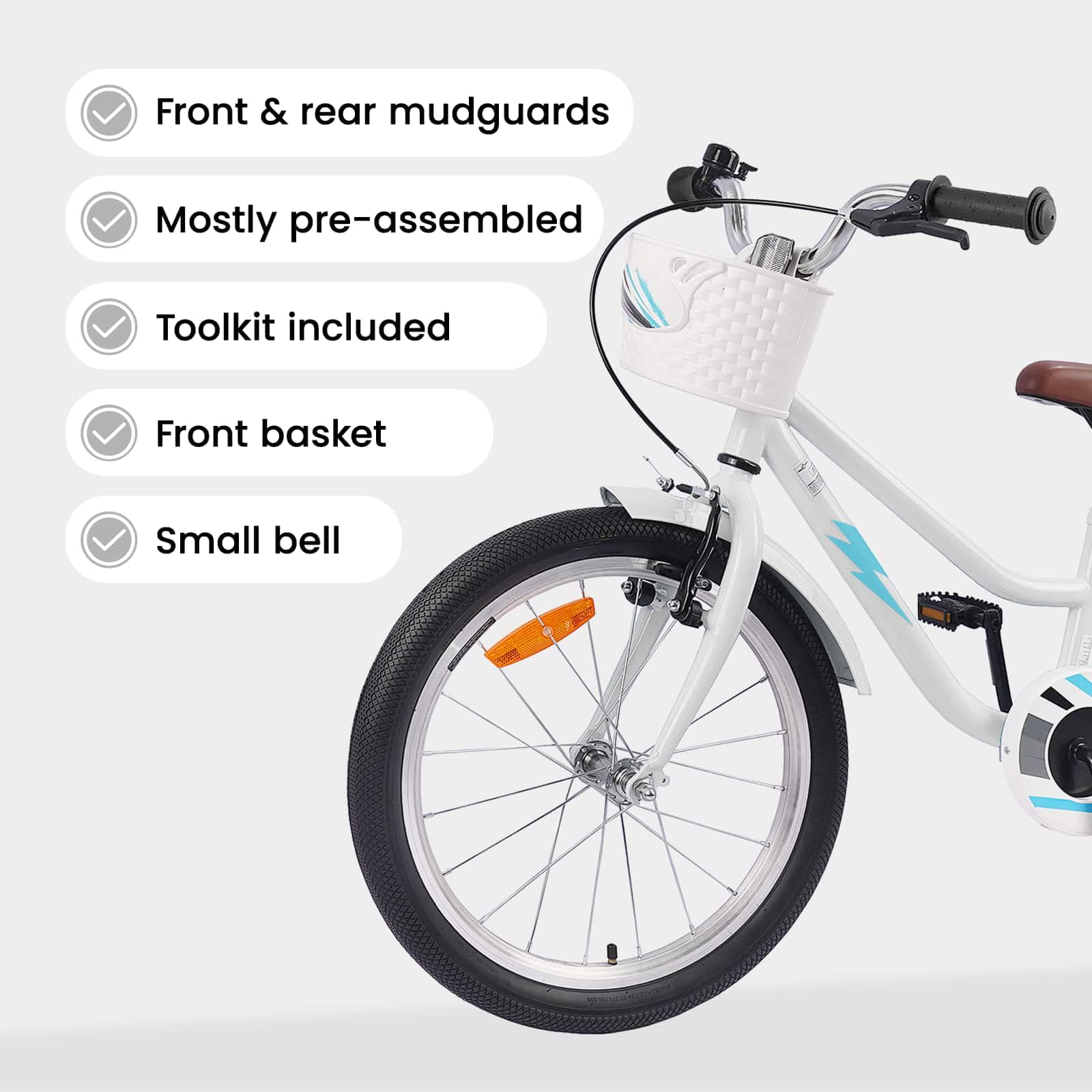 vidaXL Sport Kinderfahrrad Stahlrahmen verstellbar Sattel