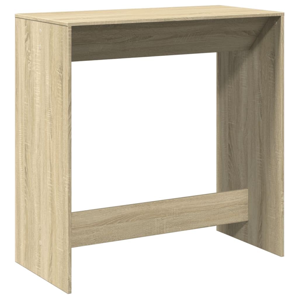 vidaXL Bartisch Weiß 51x50x103,5 cm Holzwerkstoff Hochtisch
