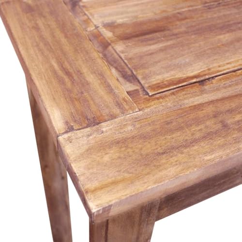 vidaXL Möbel Konsolentisch Mahagoni 123x42x75 cm