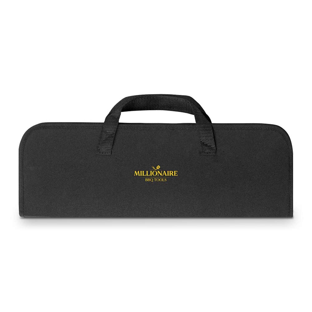 Mikamax Bar & Kitchen Millionaire BBQ Tools Grillset 5-tlg Gold