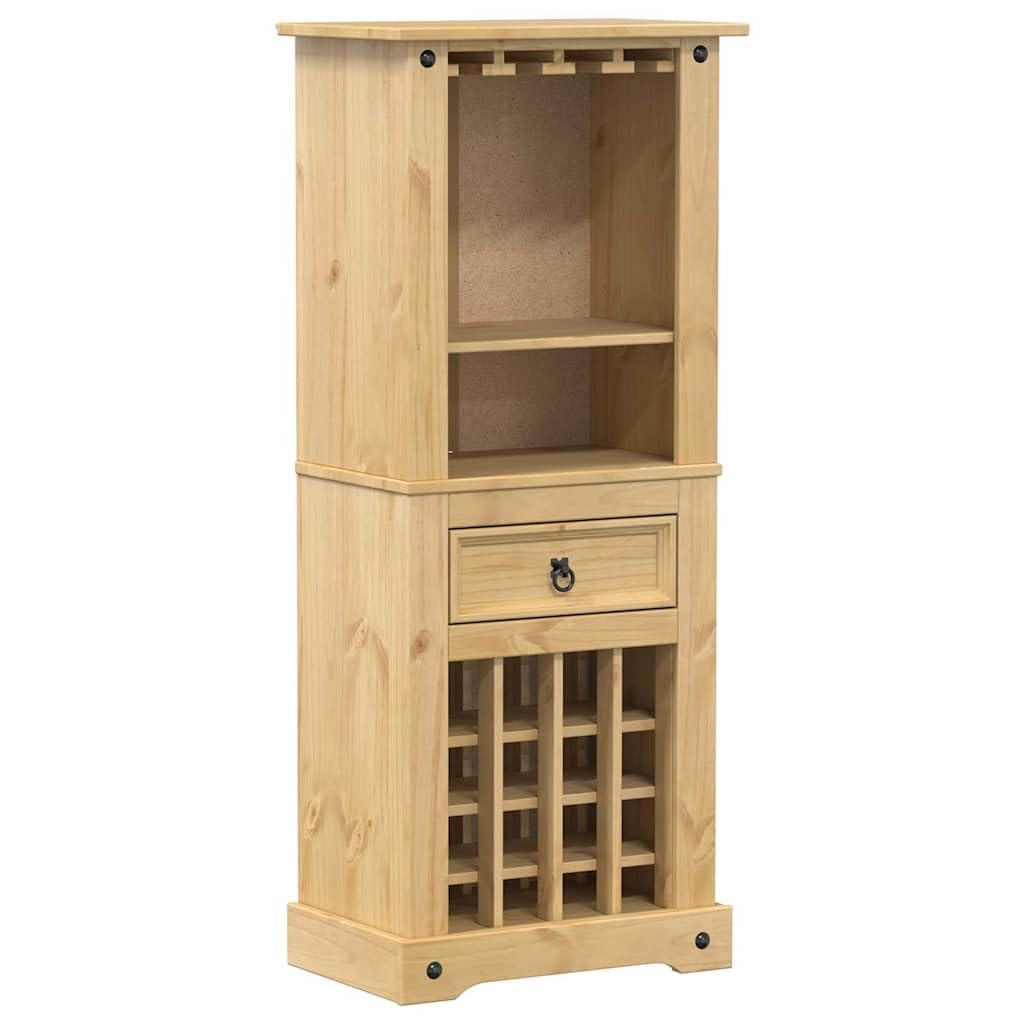 vidaXL Weinregal Corona 56x35x134,5 cm Kiefer Massivholz