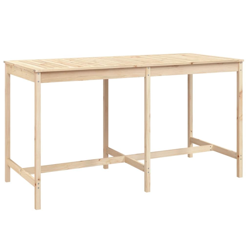 vidaXL 9-tlg. Gartenbar-Set Bartisch Kiefer 8 Hocker